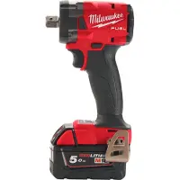 Milwaukee Iskumutterinväännin M18 FIW2P12-502X; 18 V; 2x5,0 Ah akku