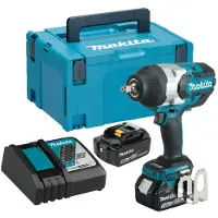 Makita Iskumutterinväännin DTW1002RTJ; 18 V; 2x5,0 Ah akku