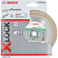 Bosch X-LOCK Standard for Ceramic -timanttikatkaisulaikka, 110 x 22,23 x 1,6 x 7,5 mm