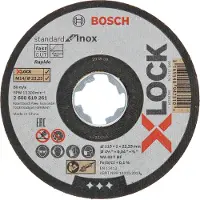 Bosch X-LOCK Standard for Inox, 115 x 1 x 22,23 mm, suora katkaisulaikka 115 x 1 x 22.23 mm