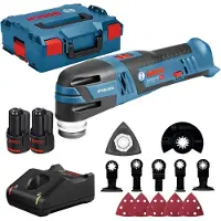 Bosch Multityökalu GOP 12V-28, 2x3,0Ah akku, L-BOXX