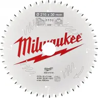 Milwaukee Katkaisuterä puulle Milwaukee; 216x2,8x30,0 mm; Z48