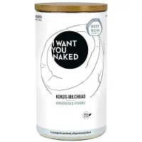 I Want You Naked Kookos ja E-vitamiini Kookosmaitokylpyaines Kylpytuotteet 400 g