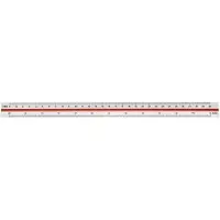 Linex 100413044, Suhdeviivain, Valkoinen, Matta, cm, 300 mm, 1 kpl