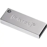 Intenso 64 GB Premium Line USB 3.0 Flash Drive, silver, read speeds 35 MB/s and write speeds 20 MB/s (3534490)