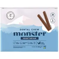 Monster ruoka Monster Dog Dental Chew Vegetarian Small Month 28 kpl 224 g koiran purutikku