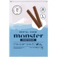 Monster ruoka Monster Dog Dental Chew Vegetarian Large Month 28 kpl 1080 g