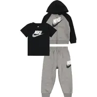 Nike Collegesetti - Neuletakki/Collegehousut/T-paita - Hiilikuit - - 24 kuukautta - Collegesetit