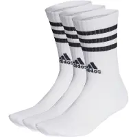 Adidas 3-Stripes Cushioned Sportswear Crew Socks 3-Pairs White/Black Arkisukat L (43-45)