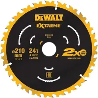 DeWalt DT20432 210mm 24T pyörösahanterä