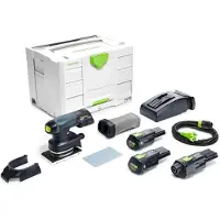 Festool Tasohiomakone Rutscher RTSC 400 3,0 I-Set; 18 V; 2x3,0 Ah akku