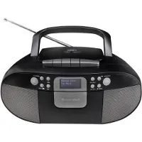 Soundmaster SCD7800, Analoginen & digitaalinen, DAB+, FM, Soitin, CD, CD-R, CD-RW, 3 W, LCD