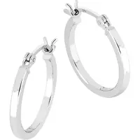 Lykken Hopeiset korvakorut 20 x 2 mm