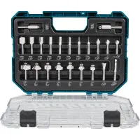 Makita D-74778, Jyrsinleikkurisetti, 8 mm, Metallinen, 250 mm, 345 mm
