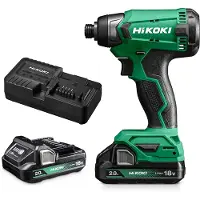 HiKOKI Iskuruuvinväännin WH18DAWCZ; 18 V; 2x2,0 Ah akku