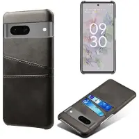 SKALO Google Pixel 7a PU-nahkainen Korttikotelo - Musta