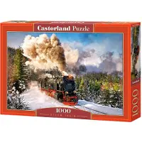 Castorland Steam train 1000 pcs, Kuviopalapeli, 1000 kpl, Ajoneuvot, Lapset & Aikuiset, 9 vuosi/vuosia