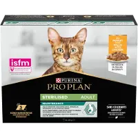 Purina Pro Plan - Cat Wet Sterilised with Chicken in Gravy Yellow 85 g x 10 kpl - Kissat - Kissanruoka - Märkäruoka