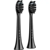 AENO Tip Replacement brush heads, Dupont bristles, 2 pieces included, for DB3, DB4, DB5, DB6, Black