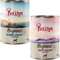 Purizon 6x400g Organic lajitelma koiran märkäruoka