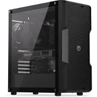 Endorfy Regnum 400 Air, Tower, PC, Musta, ATX, mikro ATX, Mini-ITX, 16,2 cm, 37 cm (EY2A008)