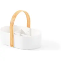 Umbra Bellwood Monik ytt inen Caddy J rjest j kahvalla P yt meikki Dorm Caddy Keitti kaappi J rjest j Luonnollinen/Valkoinen