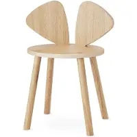 Nofred Mouse Børnestol - Brown - 49X33X64CM