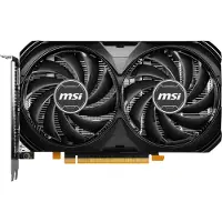 MSI GEFORCE RTX 4060 VENTUS 2X BLACK 8G OC, GeForce RTX 4060, 8 GB, GDDR6, 128 bittiä, 7680 x 4320 pikseliä, PCI Express 4.0