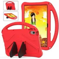 SKALO Lenovo Tab M10 Plus 10.6" (Gen 3) Lapsikuori kahvalla ja jalustalla - Punainen
