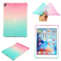 SKALO iPad 10.2 Gradient TPU Suojakuori - Pinkki-Turkoosi