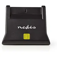 Nedis Älykortinlukija - - CRDRU2SM3BK - USB 2.0 - Pystymallinen - Musta
