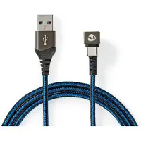 Nedis USB - USB-C kaapeli kääntyvällä liittimellä
