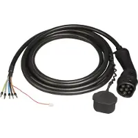 ABB – TERRA AC VARAOSAKAAPELI 5M, KIINTEÄASENTEINEN 3-VAIHEINEN MAKS. 16A TYPE2 LATAUSPISTOKKEELLA (6AGC082555)