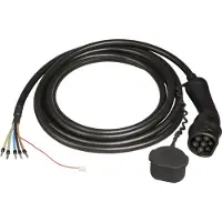 ABB – TERRA AC VARAOSAKAAPELI 5M, KIINTEÄASENTEINEN 3-VAIHEINEN MAKS. 32A TYPE2 LATAUSPISTOKKEELLA (6AGC082556)