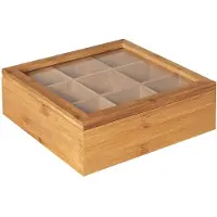 Amanda B Bamboo 24x24x8cm bambu teerasia