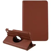 SKALO Lenovo Tab M8 Gen 4 360 Litchi Suojakotelo - Ruskea