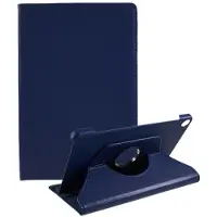 SKALO Lenovo Tab M10 (Gen 3) 360 Litchi Suojakotelo - Tummansininen