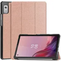 SKALO Lenovo Tab M9 Trifold Suojakotelo - Ruusukulta