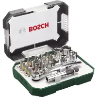 Bosch Kärki ja hylsysarja 2607017322; 26 kpl.