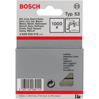 Bosch Powertools Niitit 2609200215; 11,4x8,0 mm; 1000 kpl.; tyyppi 53