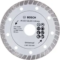 Bosch Powertools Timanttikatkaisulaikka Turbo, Ø 115 mm