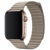 Devia Elegant Leather Loop (44mm) Apple Watch -kivelle