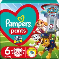 Pampers Pants Paw Patrol Size 6 kertakäyttöiset housuvaipat 13-19 kg 60 kpl
