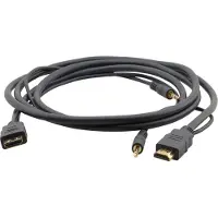Kramer C-MHMA/MHMA-6 CABLE "HDMI TO HDMI" W/ ETHERNET + AUDIO 3.5MM 6' 1.8M (97-0141006)