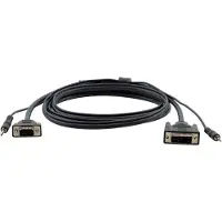 Kramer Electronics 0.9m, DVI-I/3.5mm - VGA/3.5mm Musta