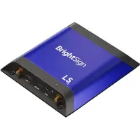 BrightSign LS445, Musta, Purppura, M2TS, MKV, MOV, MP4, MPG, TS, BMP, JPEG, PNG, H.264, H.265, AAC, MP2, MP3, WAV, MicroSD (TransFlash)