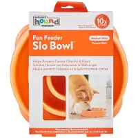 Outward Hound Fun Feeder Slo-Bowl Orange Small 20,5x5cm