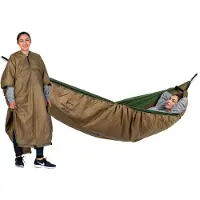 Amazonas Underquilt Poncho koko One Size väri brown