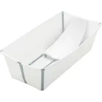 Stokke Flexi Bath XL Bundle kylpyamme ja kylvetystuki White, sis. amme ja kylvetystuki