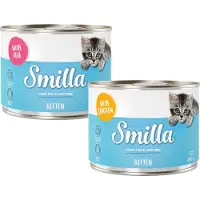 Smilla 24x200g Kitten lajitelma kana + vasikka & siipikarja kissanruoka